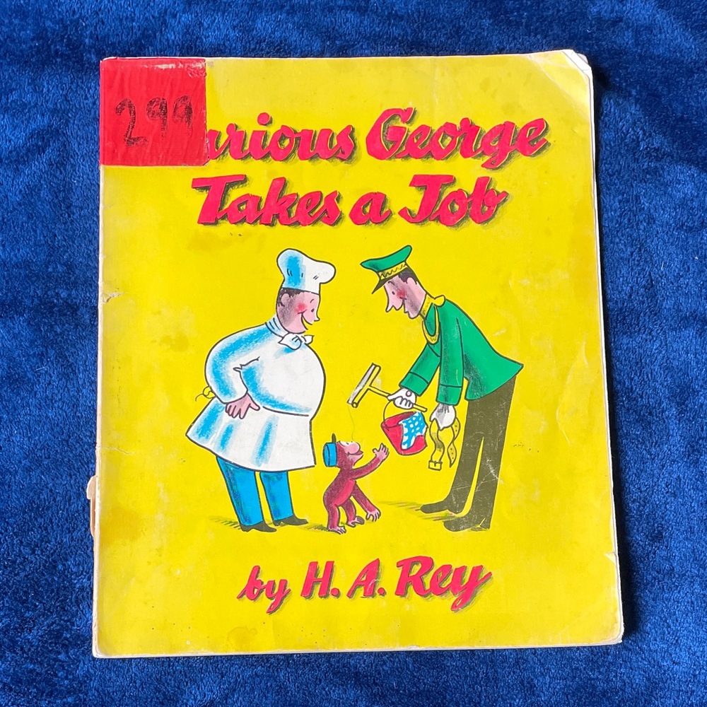 Curious George Takes a Job Book - Classic Yellow Edition